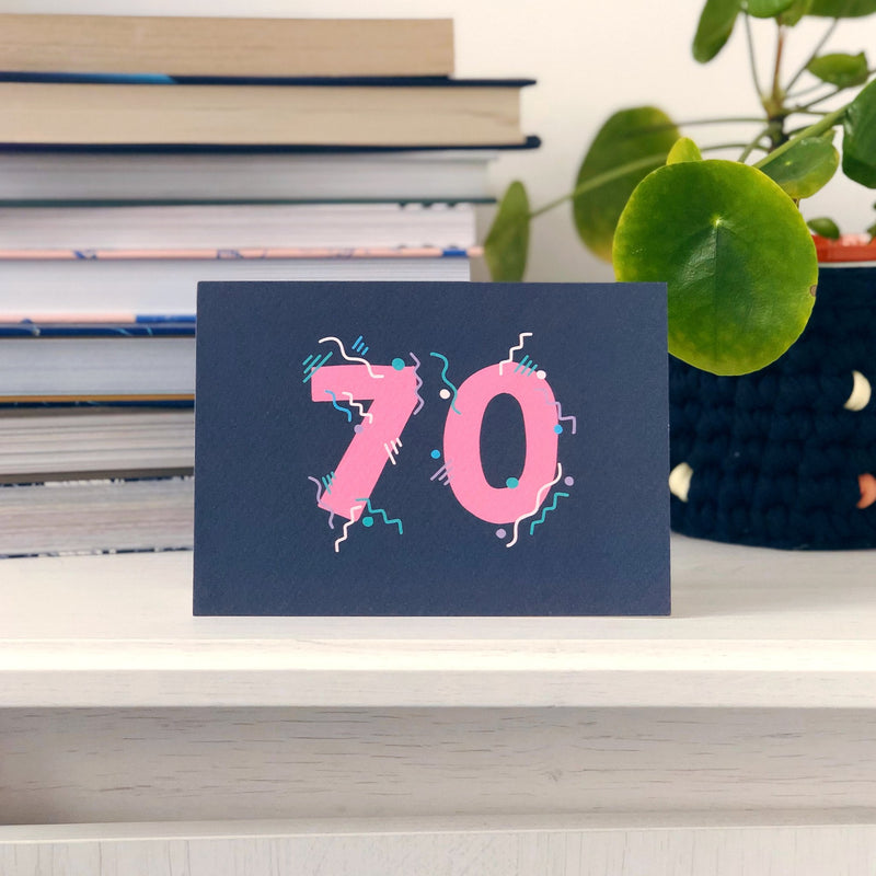Age 70 card
