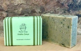 Nettle handmade cold process soap