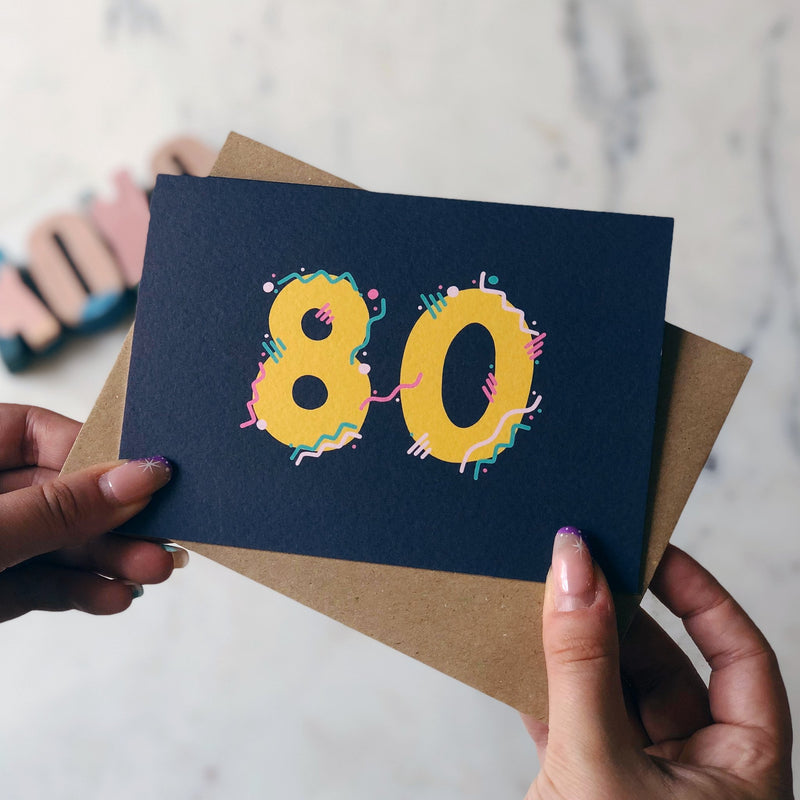 Age 80 card