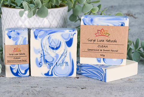 Clean soap - spearmint, fennel & eucalyptus