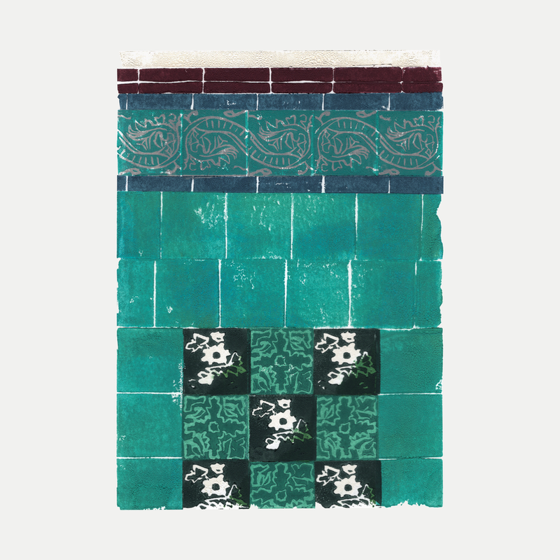 Tenement Tiles A4 print - Battlefield 02