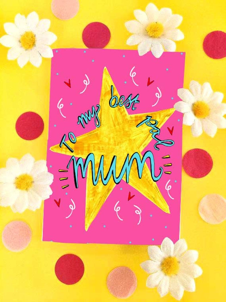 To my best pal mum card