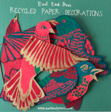 Paper Decorations (4 pack) - Birds