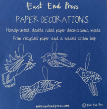 Paper Decorations (4 pack) - Birds
