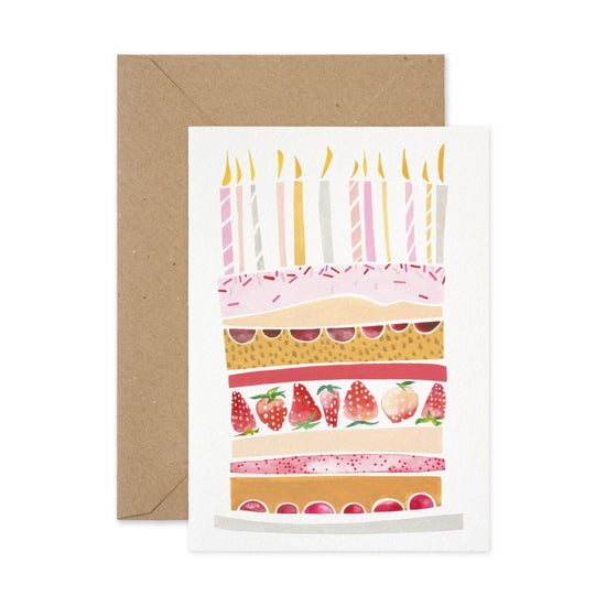 Birthday cake card