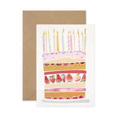 Birthday cake card
