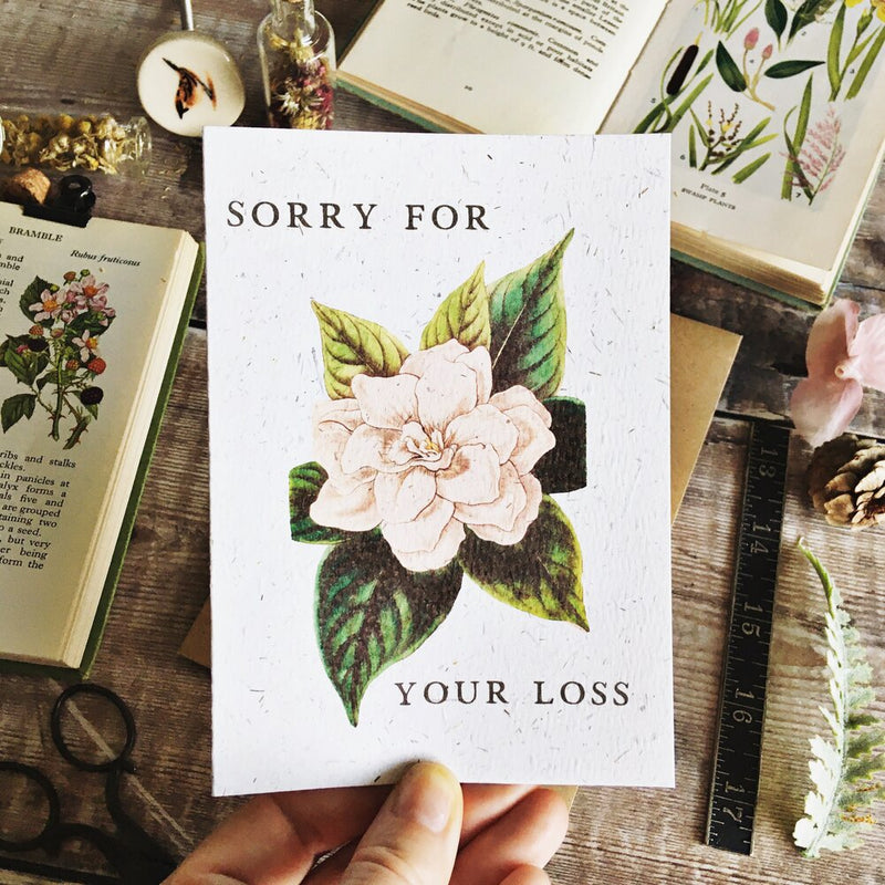 Sorry for your loss card