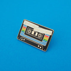 Best of Queen cassette tape enamel pin