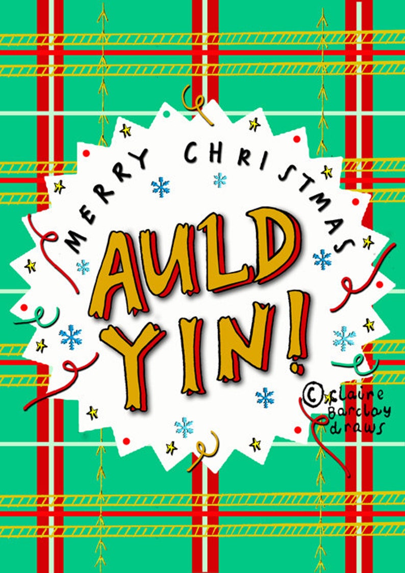 Merry Christmas auld yin card