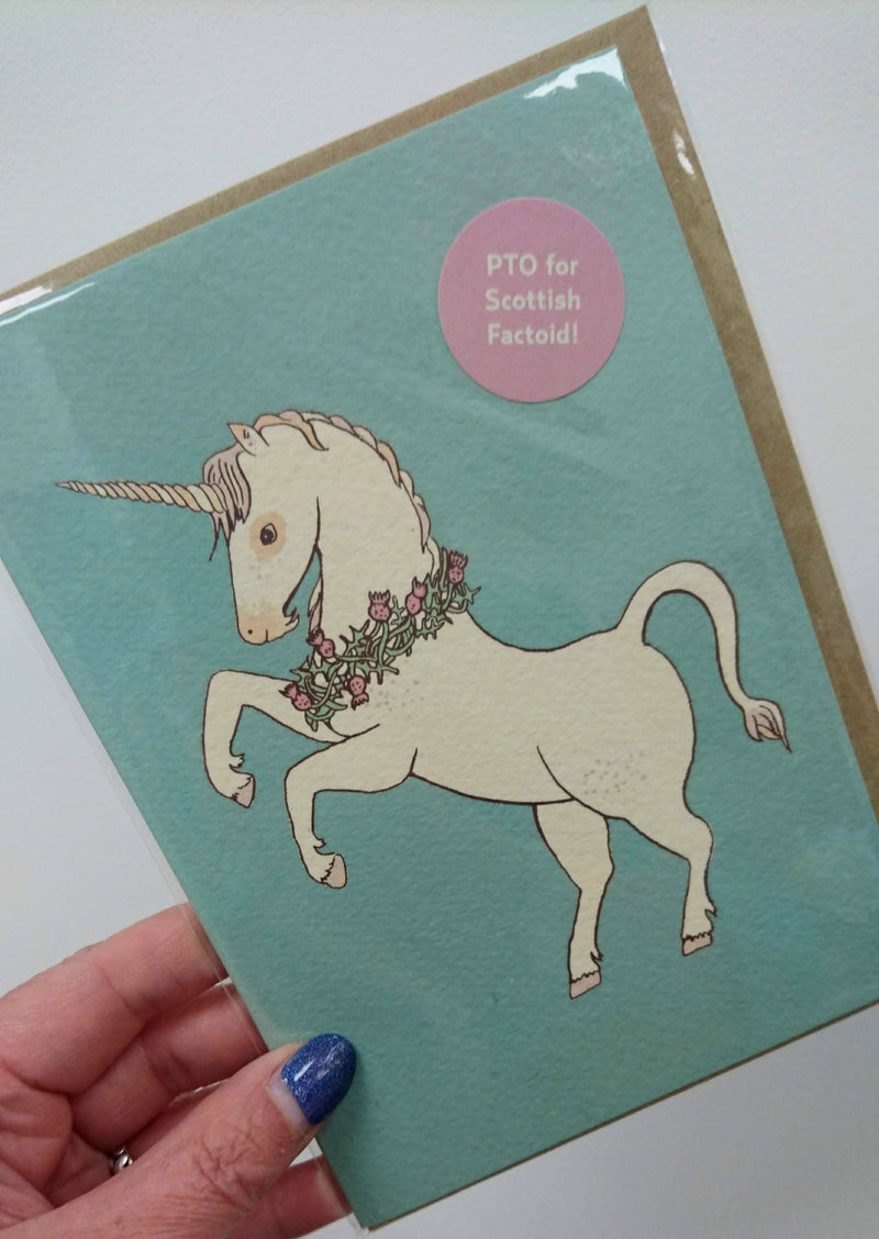 Unicorn card