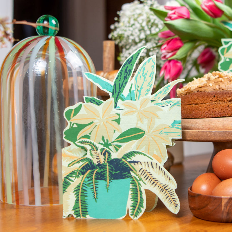 Plant pot greetings card