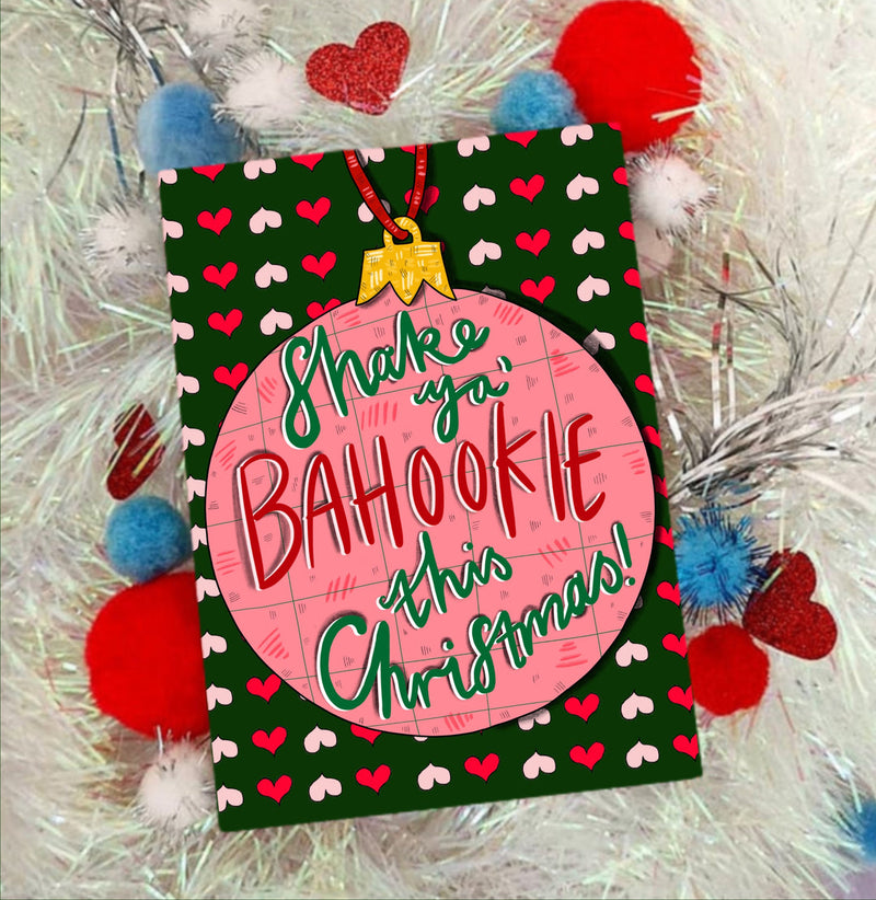 Shake ya bahookie this Christmas card
