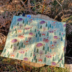 Waterproof sit mat - a forest walk print