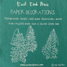 Paper Decorations (4 pack) - Trees