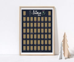 Gin poster - A3 Scratch Off Scottish Gin Poster