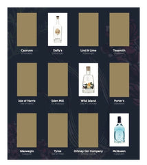 Gin poster - A3 Scratch Off Scottish Gin Poster