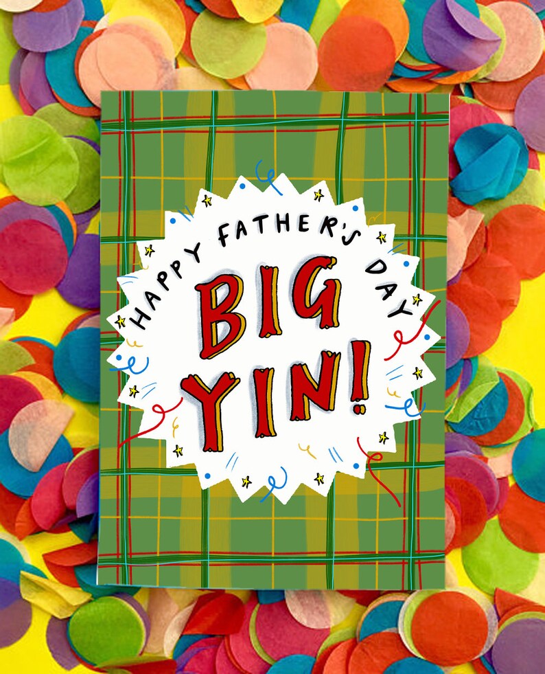 Happy Father's Day big yin card