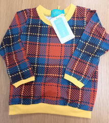 Long sleeved child t-shirt - tartan/check (different sizes available)