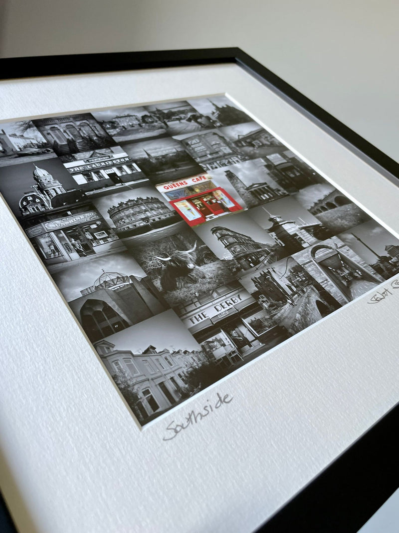 Mounted print - Southside (colour or monochrome)