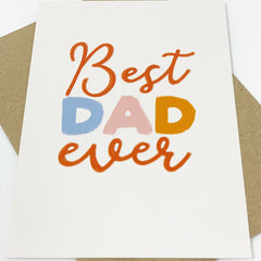 Best Dad ever card