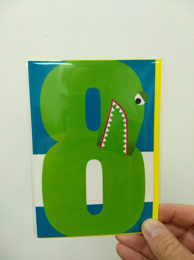 Age 8 card - snake
