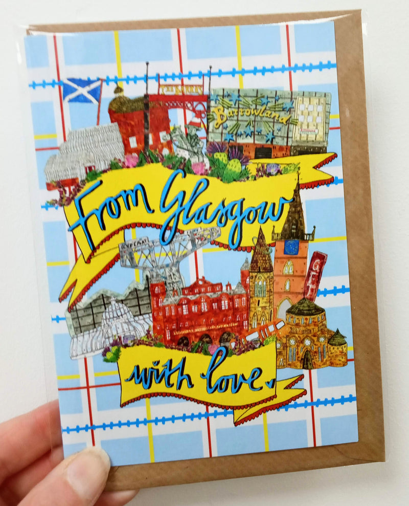 From Glasgow with love card