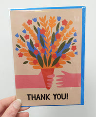 Thank you - bunch of flowers card
