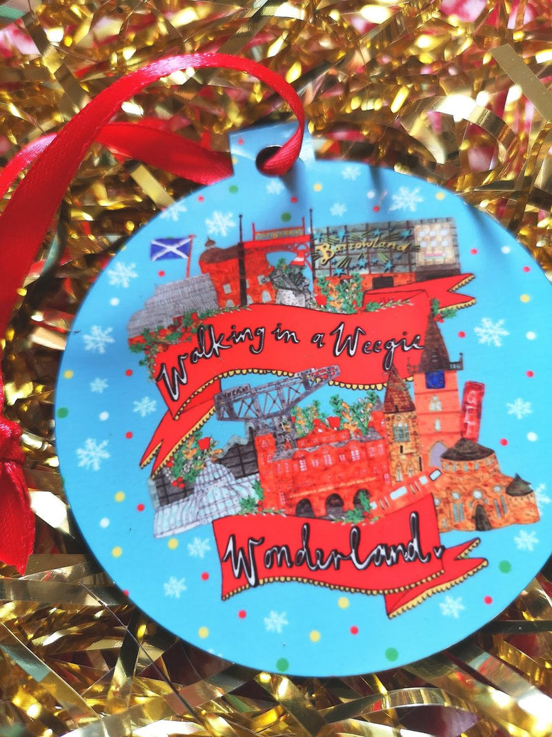 Walking in a Weegie Wonderland bauble