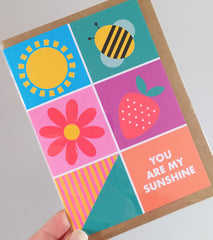 You are my sunshine card