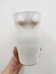 Hand thrown boob vases