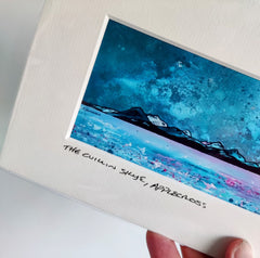Small mounted print - The Cuillin Skye, Applecross
