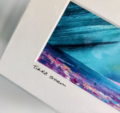 Small mounted print - Isle of Tiree Storm