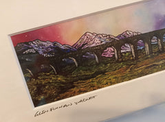 Small mounted print - Glenfinnan Viaduct