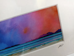 Small mounted print - Uig Bay, Lewis
