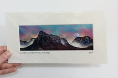 Small mounted print - Winter Wonderland, Glencoe