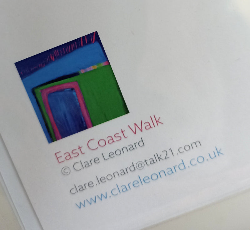East Coast Walk art card