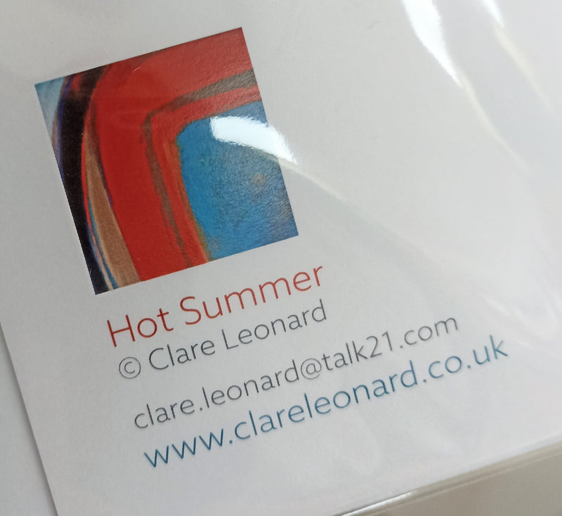 Hot Summer art card