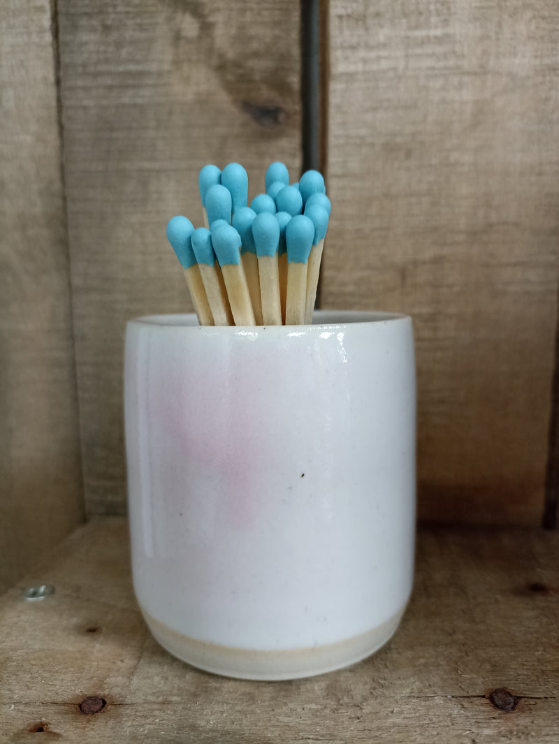 Ceramic match striker pots