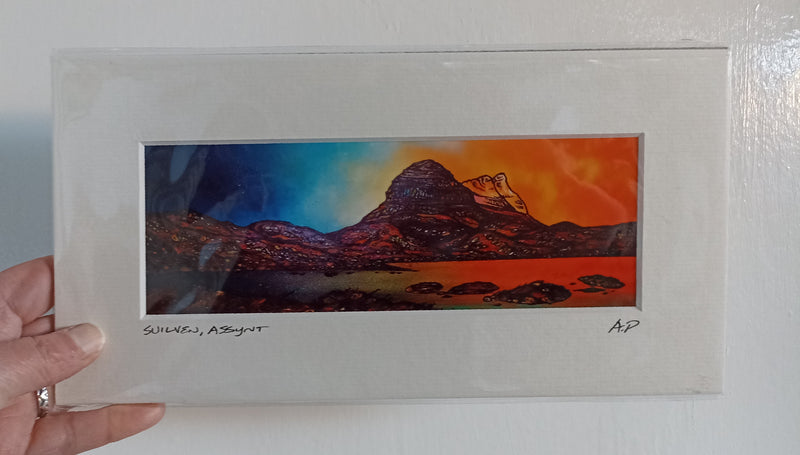 Small mounted print - Suilven, Assynt