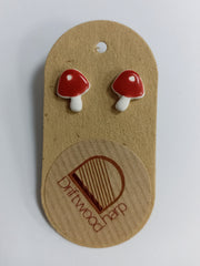 Ceramic toadstool studs