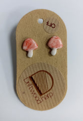 Ceramic toadstool studs