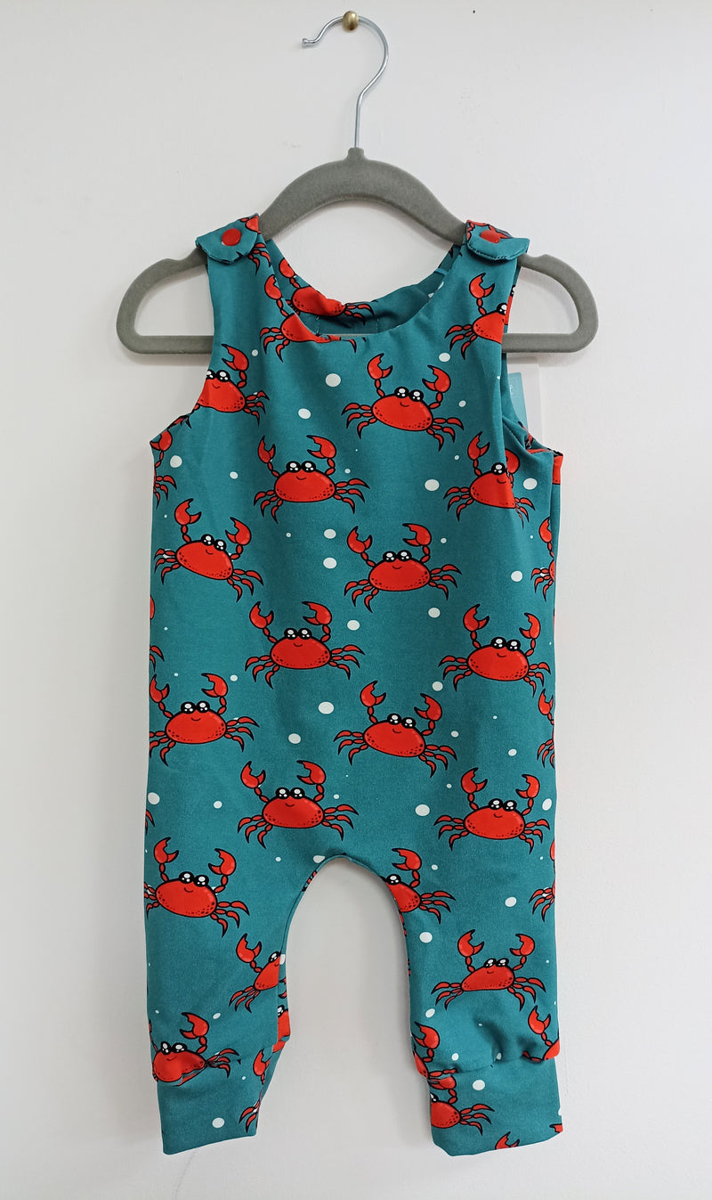 Romper suit - crab print (12-18 months)