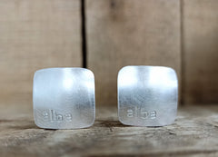 Alba Sterling silver cufflinks