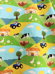 Long sleeved baby t-shirt - farmyard tractors and animals print (2-3 years)