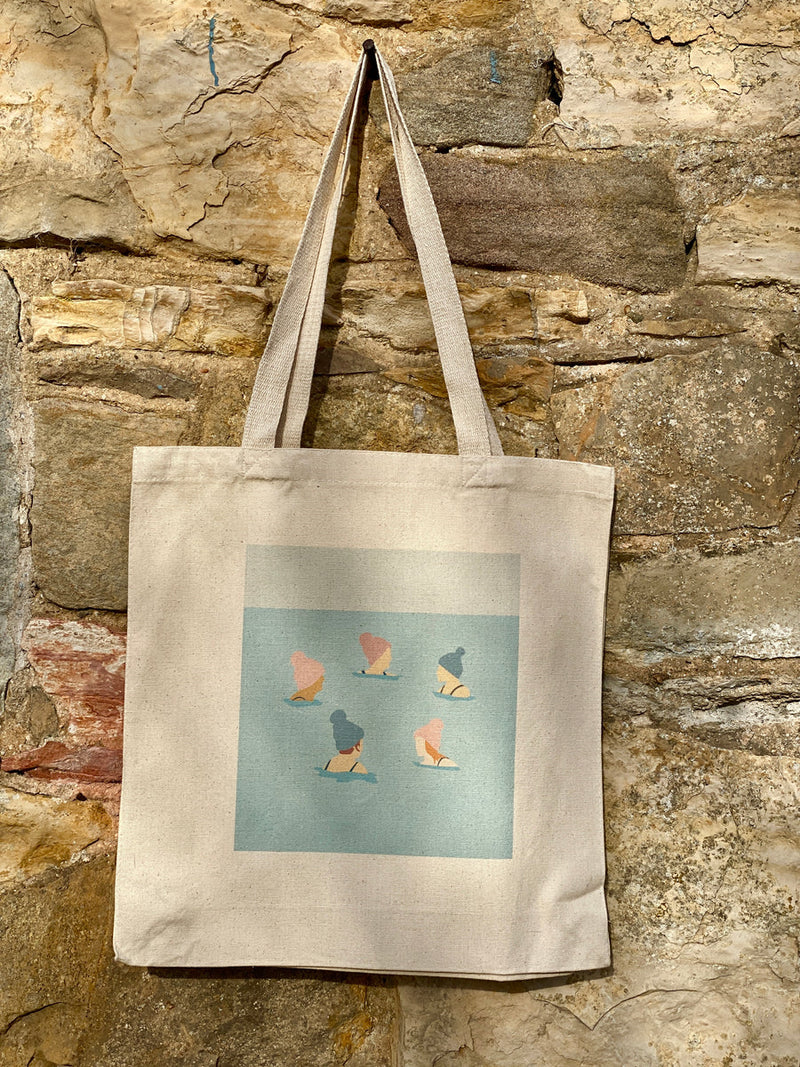 Together - wild swimming canvas tote bag