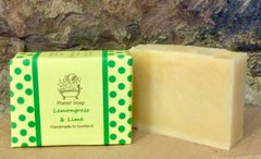Lemongrass & lime handmade cold process soap