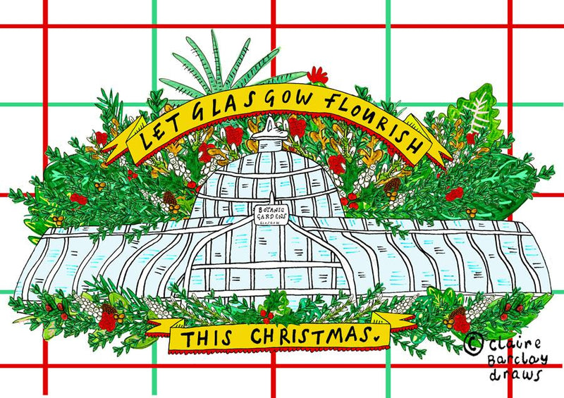 Let Glasgow Flourish this Christmas card