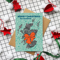 Merry Christmas fae Scotland card