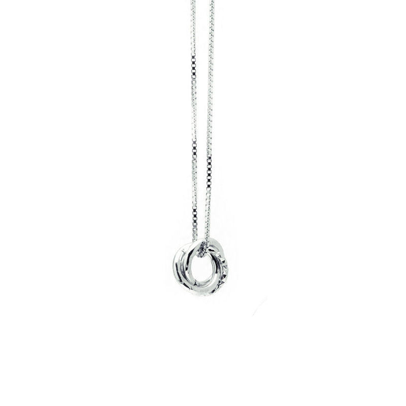 Necklace – Sterling Silver Russian ring (available in 2 sizes)