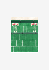 Tenement Tiles A4 print - Mount Florida 02